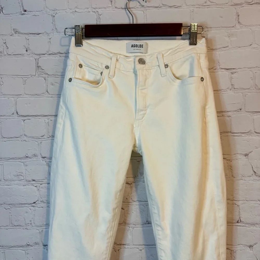 Agolde Toni Mid Rise Straight Leg Jean in Radiate